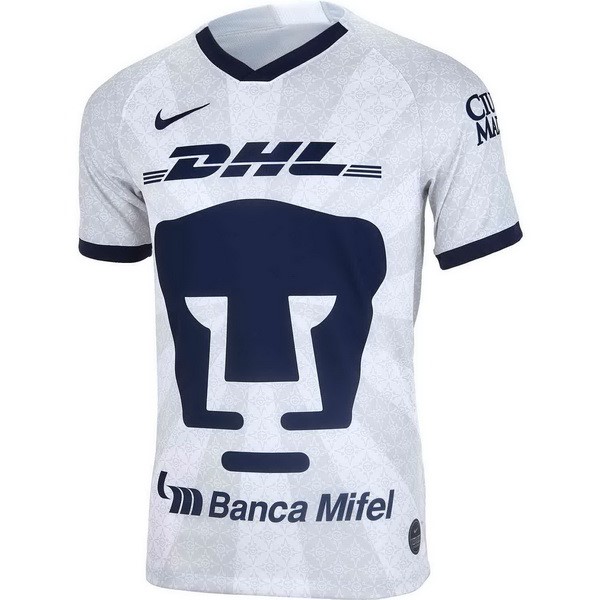 Camiseta UNAM Pumas Replica Primera Ropa 2019/20 Blanco